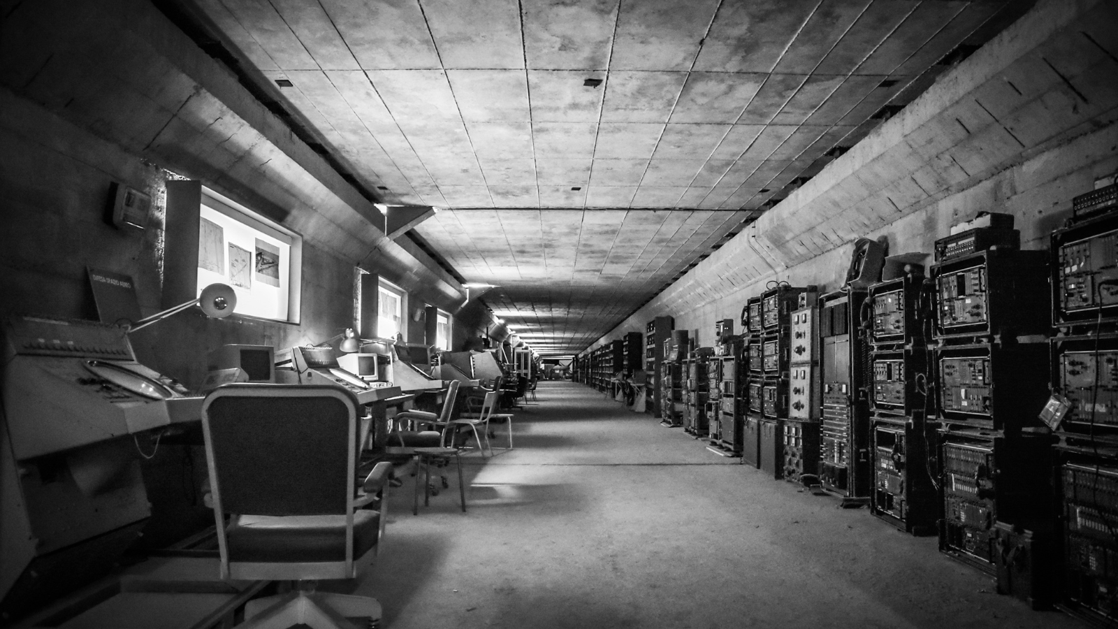 Interni delle Gallerie del Bunker Antiatomico del Soratte