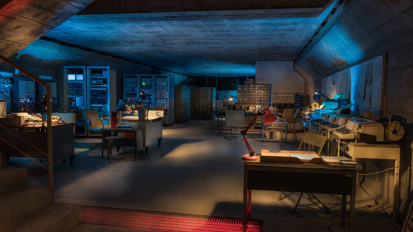 Allestimento Sala interna Bunker Antiatomico del Soratte